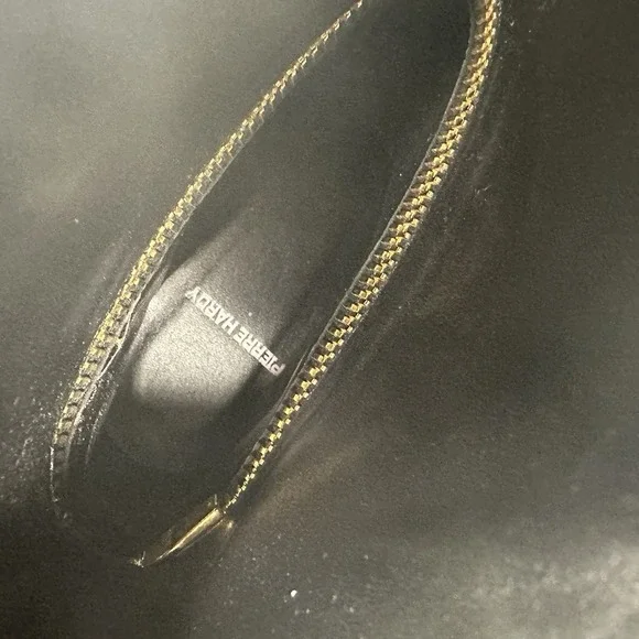 Pierre Hardy Leather Ankle Boots Olive Green Size‎ EU 38.5/ US 8.5 Gold Zippers - Picture 14 of 14